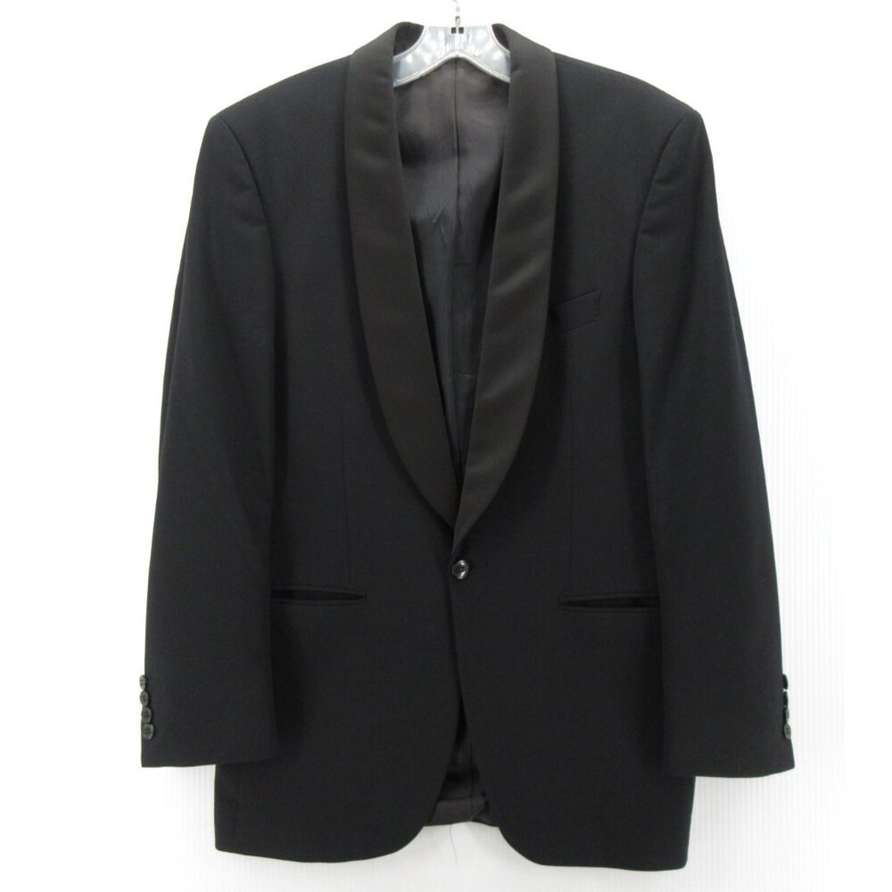 Hackett Sport Coat 38 Tuxedo Blazer Satin Shawl Dinner Formal England